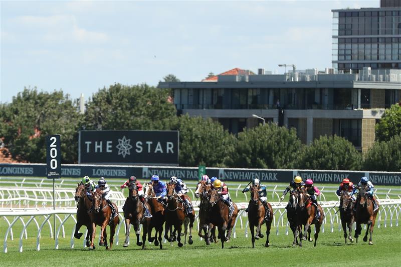 SYDNEY, AUSTRALIA - FEBRUARY 25: James Mcdonald riding Glory Daze winsRace 4 Fitzgerald Jenkins during TAB Chipping Norton Stakes Day - Sydney Racing at Royal Randwick Racecourse on February 25, 2023 in Sydney, Australia. (Photo by Jeremy Ng/Getty Images)