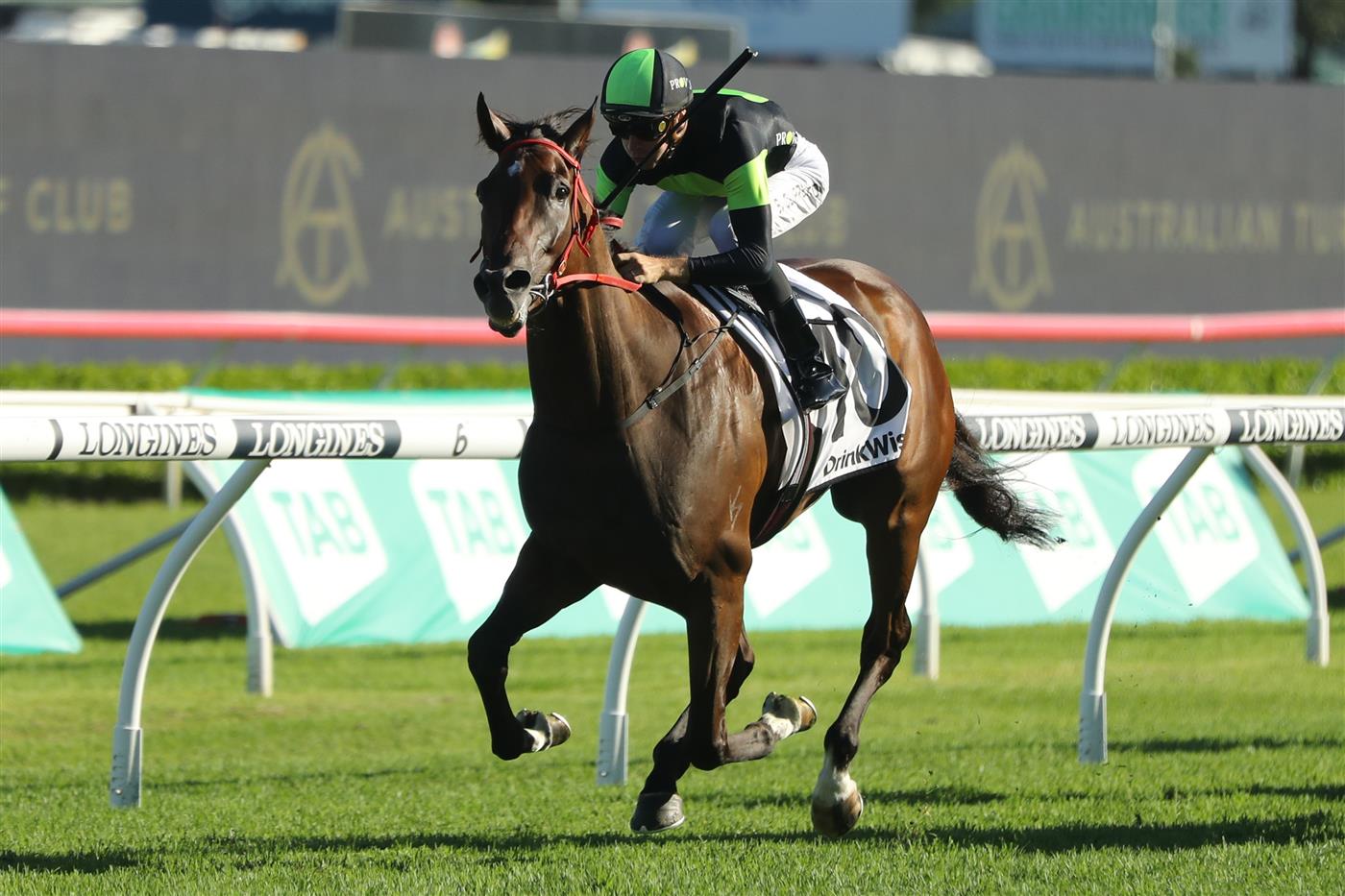 SYDNEY, AUSTRALIA - FEBRUARY 25: Sam Clipperton riding Think About It wins Race 9 Liverpool City Cup during TAB Chipping Norton Stakes Day - Sydney Racing at Royal Randwick Racecourse on February 25, 2023 in Sydney, Australia. (Photo by Jeremy Ng/Getty Images)