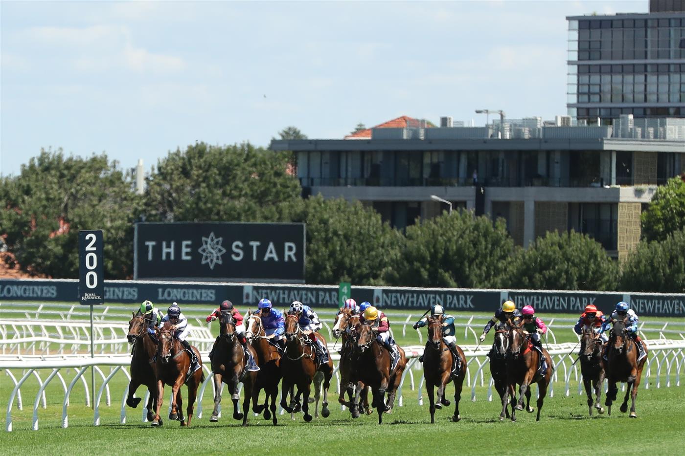 SYDNEY, AUSTRALIA - FEBRUARY 25: James Mcdonald riding Glory Daze winsRace 4 Fitzgerald Jenkins during TAB Chipping Norton Stakes Day - Sydney Racing at Royal Randwick Racecourse on February 25, 2023 in Sydney, Australia. (Photo by Jeremy Ng/Getty Images)