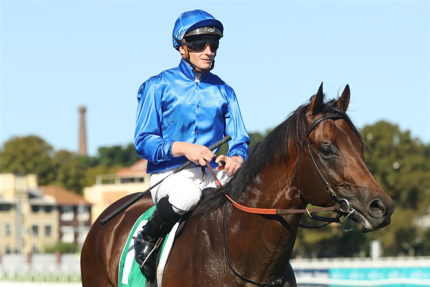 SYDNEY, AUSTRALIA - FEBRUARY 25: James Mcdonald riding Anamoe wins Race 8 TAB Chipping Norton Stakes during TAB Chipping Norton Stakes Day - Sydney Racing at Royal Randwick Racecourse on February 25, 2023 in Sydney, Australia. (Photo by Jeremy Ng/Getty Images)