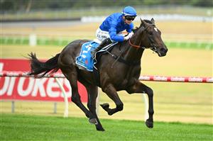 MELBOURNE, AUSTRALIA - FEBRUARY 25: Jamie Kah riding Pericles winning Race 5, the Stow Storage Autumn Classic, during Melbourne Racing at Sandown Lakeside on February 25, 2023 in Melbourne, Australia. (Photo by Vince Caligiuri/Getty Images)