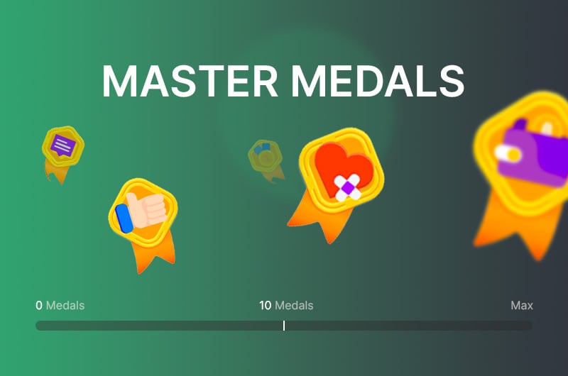 $13K Master Medals