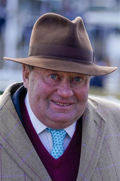 CHELTENHAM, ENGLAND - MARCH 14: Nicky Henderson arrives during day one of the Cheltenham Festival 2023 at Cheltenham Racecourse on March 14, 2023 in Cheltenham, England. (Photo by Alan Crowhurst/Getty Images)