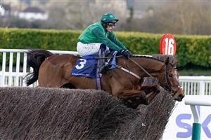 CHELTENHAM, ENGLAND - MARCH 14: Paul Townend riding El Fabiolo clear the last to win The Sporting Life Arkle Challenge Trophy Novices' Chase during day one of the Cheltenham Festival 2023 at Cheltenham Racecourse on March 14, 2023 in Cheltenham, England. (Photo by Alan Crowhurst/Getty Images)