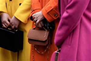 CHELTENHAM, ENGLAND - MARCH 15: Fashion during day two of the Cheltenham Festival 2023 at Cheltenham Racecourse on March 15, 2023 in Cheltenham, England. (Photo by Alan Crowhurst/Getty Images)