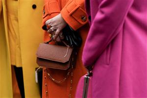 CHELTENHAM, ENGLAND - MARCH 15: Fashion during day two of the Cheltenham Festival 2023 at Cheltenham Racecourse on March 15, 2023 in Cheltenham, England. (Photo by Alan Crowhurst/Getty Images)