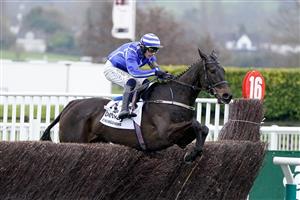 CHELTENHAM, ENGLAND - MARCH 15: Paul Townend riding Energumene clear the last to win The Betway Queen Mother Champion Chase during day two of the Cheltenham Festival 2023 at Cheltenham Racecourse on March 15, 2023 in Cheltenham, England. (Photo by Alan Crowhurst/Getty Images)