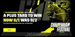 DAZN Bet Cheltenham Boost - Get 6/1 on A Plus Tard to win the Gold Cup