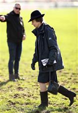 CHELTENHAM, ENGLAND - MARCH 17: Anne, Princess Royal looks on during day four of the Cheltenham Festival 2023 at Cheltenham Racecourse on March 17, 2023 in Cheltenham, England. (Photo by Ryan Pierse/Getty Images)