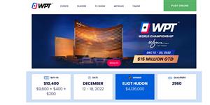 WPT World Championships 2023 - how to enter