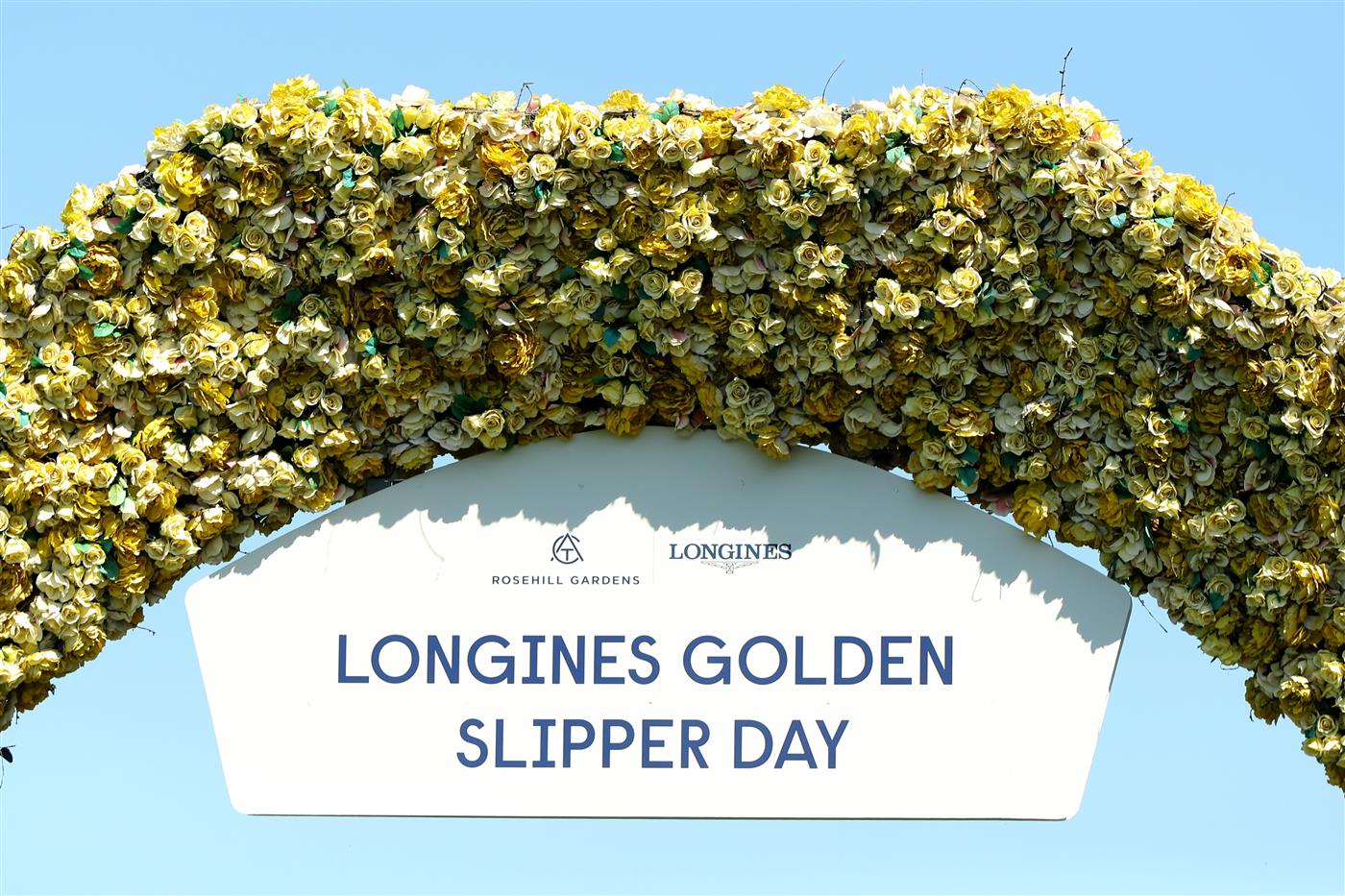 SYDNEY, AUSTRALIA - MARCH 18:  General view during the Longines Golden Slipper Day - Sydney Racing at Rosehill Gardens on March 18, 2023 in Sydney, Australia. (Photo by Jeremy Ng/Getty Images)