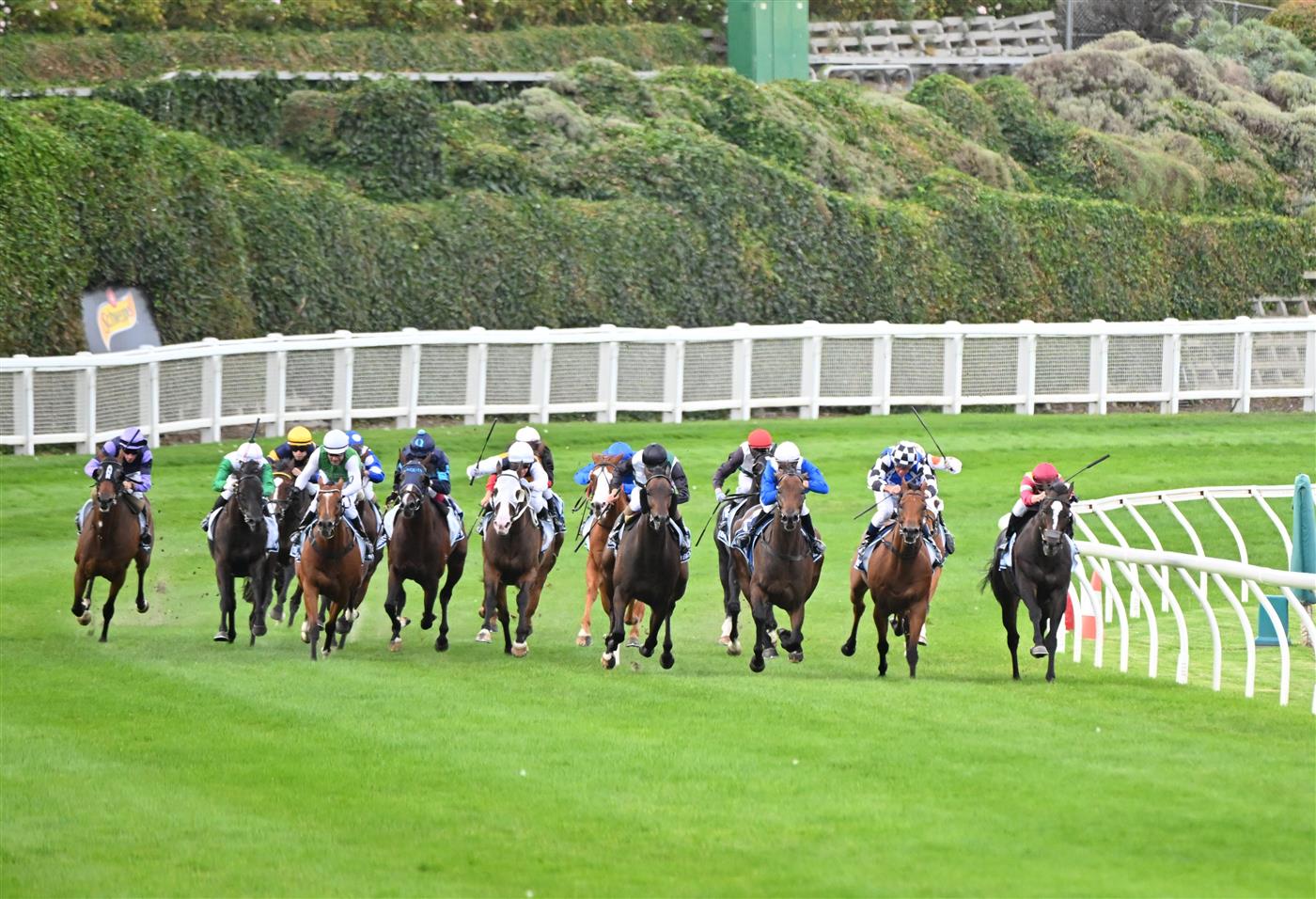 MELBOURNE, AUSTRALIA - MARCH 18: Luke Currie riding Mr Brightside winning Race 7, the The Sharp Eit All-star Mile, during Melbourne Racing at Moonee Valley Racecourse on March 18, 2023 in Melbourne, Australia. (Photo by Vince Caligiuri/Getty Images)