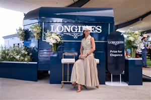 SYDNEY, AUSTRALIA - MARCH 18: Victoria Burns attends the Longines Golden Slipper at Rosehill Gardens on March 18, 2023 in Sydney, Australia. (Photo by Wendell Teodoro/Getty Images for ATC)