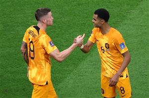 Netherlands celebrate fifa weghorst
