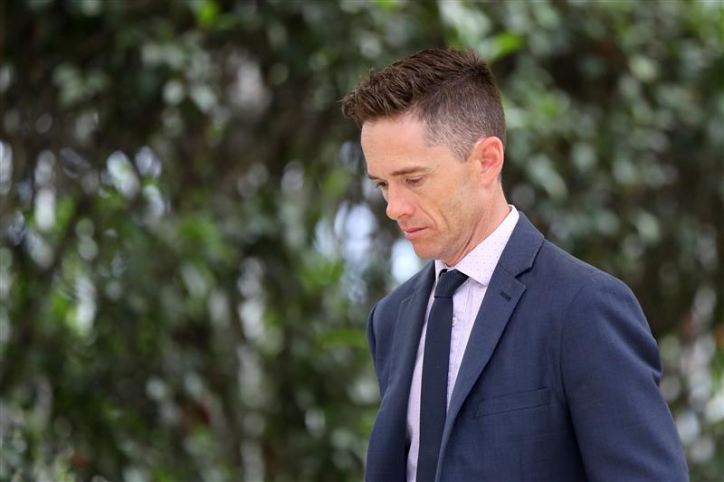 SYDNEY, AUSTRALIA - MARCH 25: Jockey Jay Ford arrives prior to Stakes Day in Sydney Racing at Rosehill Gardens on March 25, 2023 in Sydney, Australia. (Photo by Jeremy Ng/Getty Images)