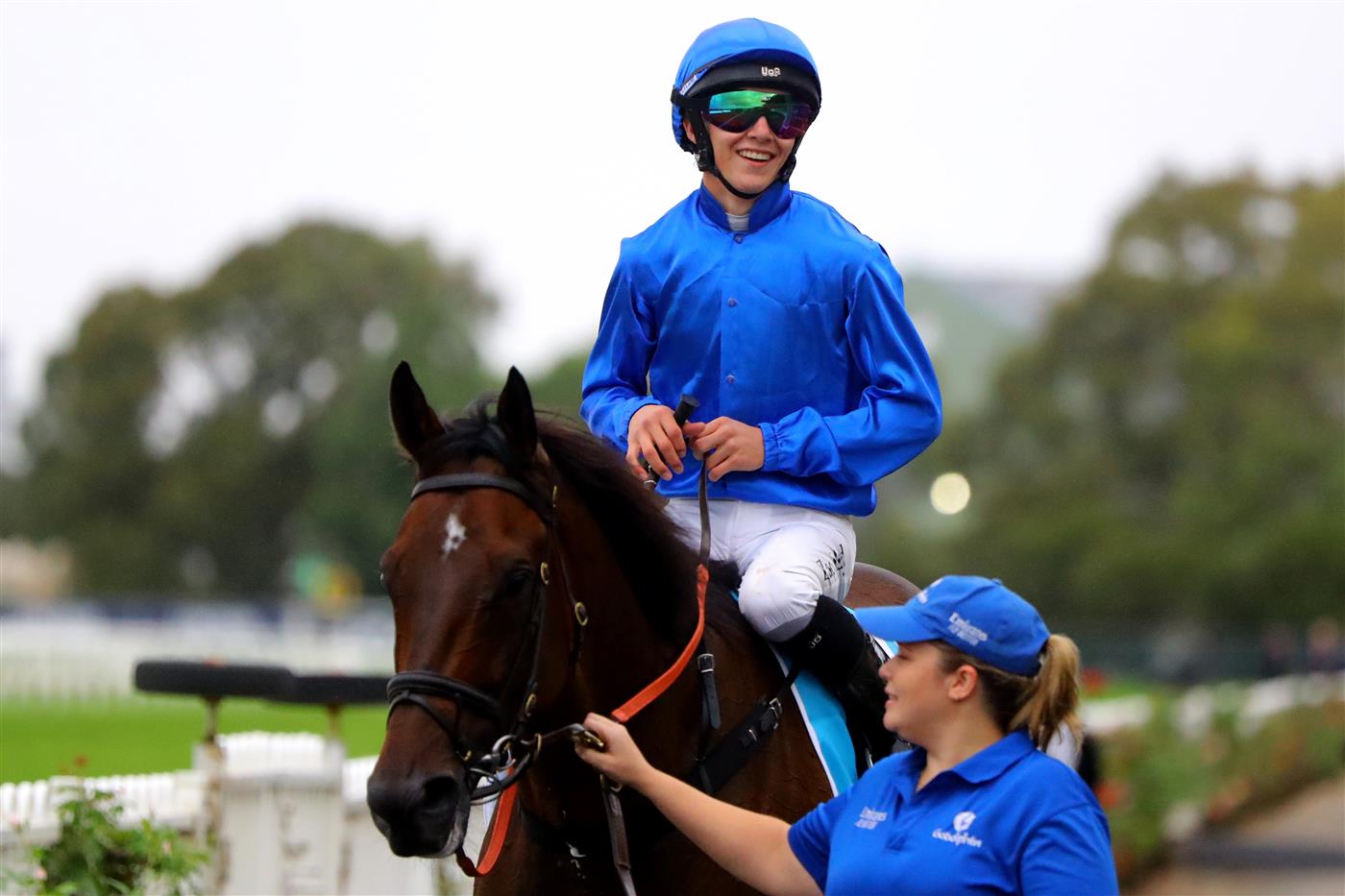 SYDNEY, AUSTRALIA - MARCH 25: Zac Lloyd riding Tamerlane wins Race 10 Cleanaway during Sydney Racing at Rosehill Gardens on March 25, 2023 in Sydney, Australia. (Photo by Jeremy Ng/Getty Images)