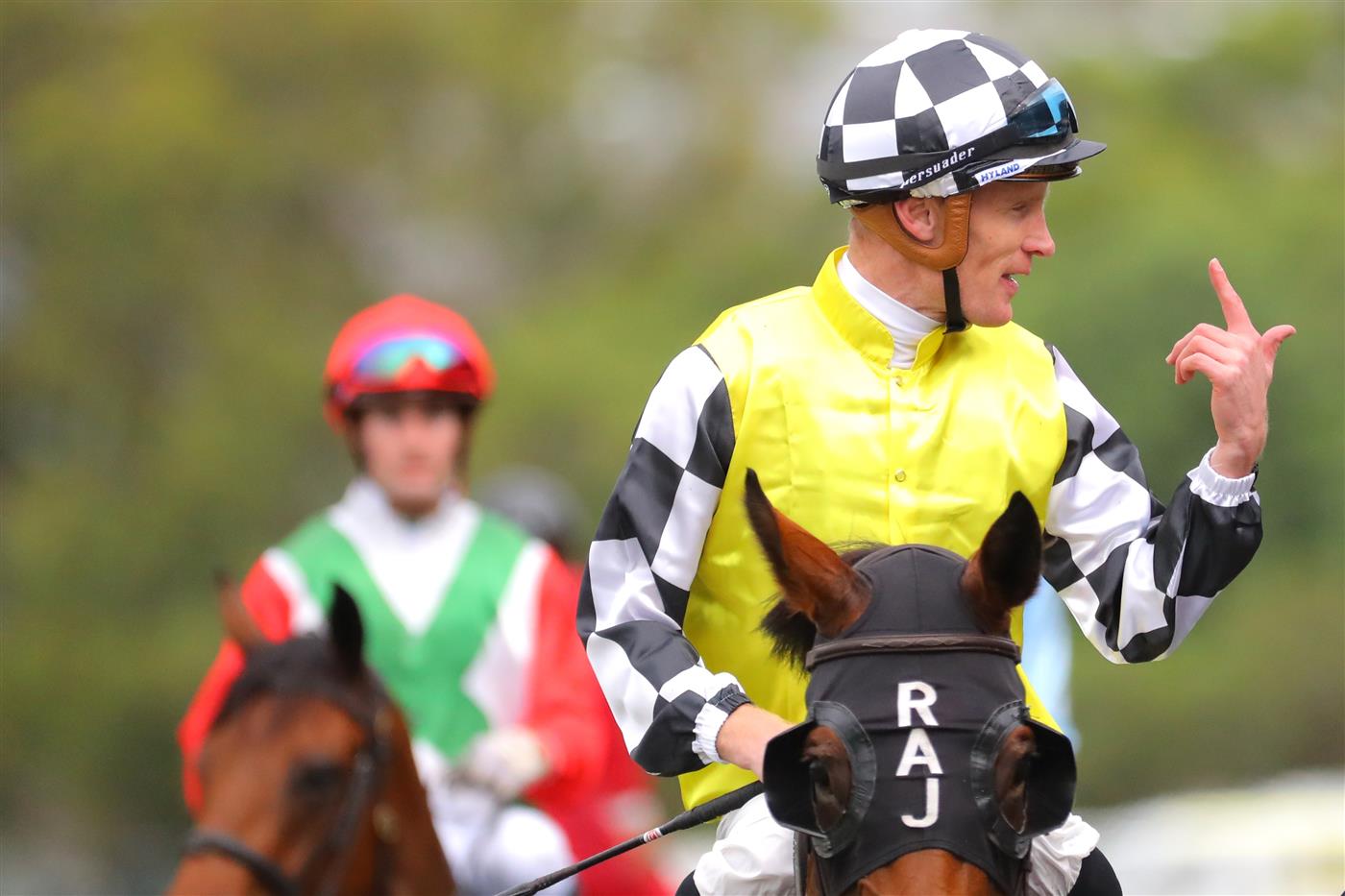 SYDNEY, AUSTRALIA - MARCH 25: Mark Zahra riding Prowess wins Race 7 Vinery Stud Stakes during Sydney Racing at Rosehill Gardens on March 25, 2023 in Sydney, Australia. (Photo by Jeremy Ng/Getty Images)