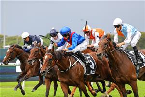 SYDNEY, AUSTRALIA - MARCH 25: Rachel King riding Arapaho wins Race 8 KIA Tancred Stakes during Sydney Racing at Rosehill Gardens on March 25, 2023 in Sydney, Australia. (Photo by Jeremy Ng/Getty Images)