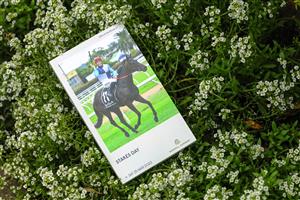 SYDNEY, AUSTRALIA - MARCH 25: An official racebook is seen prior to the Stakes Day - Sydney Racing at Rosehill Gardens on March 25, 2023 in Sydney, Australia. (Photo by Jeremy Ng/Getty Images)
