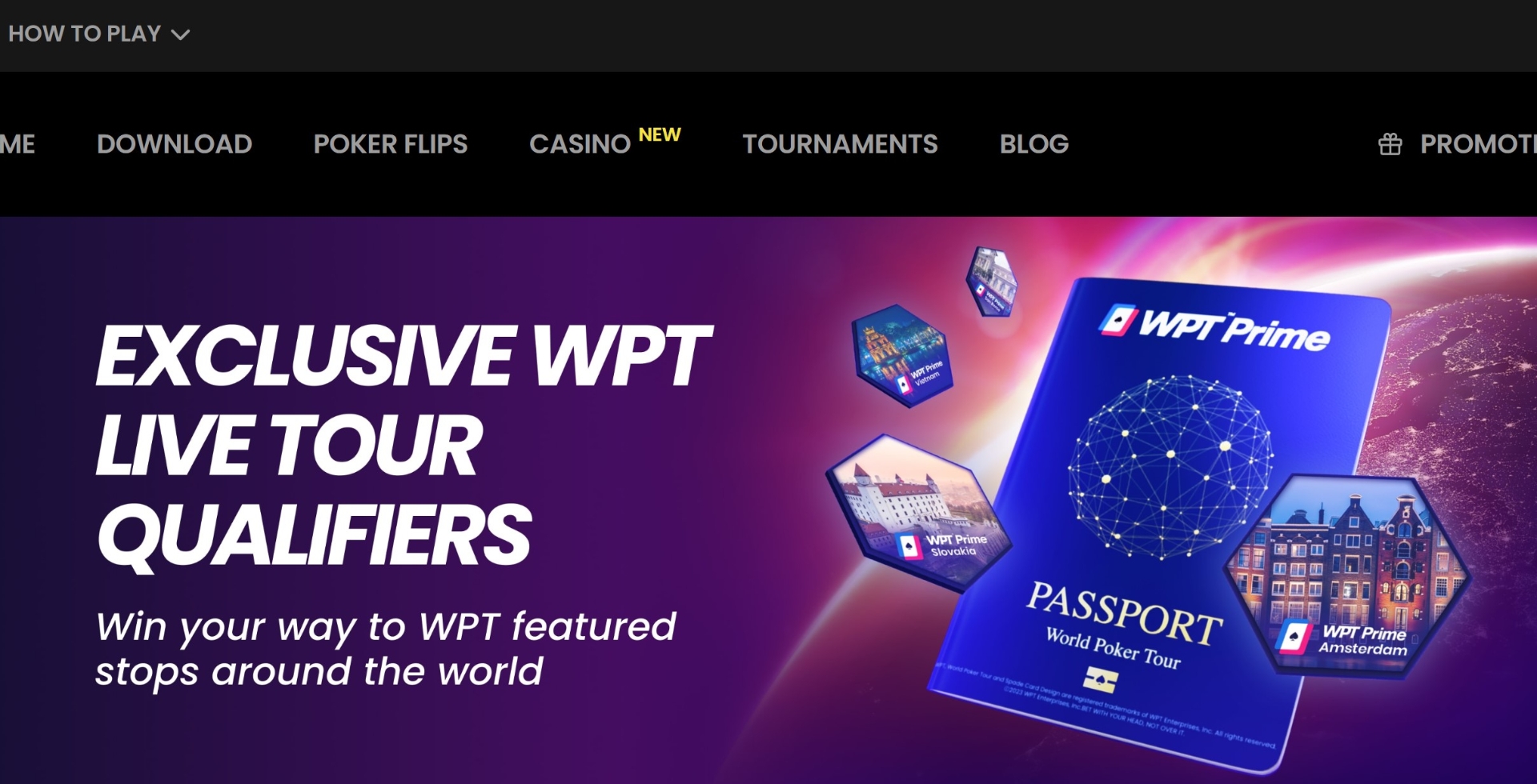 WPT Live Tour Qualifiers 2023 Win Tickets