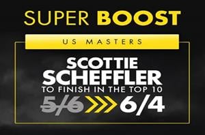 The Masters 2023 Boost: Get 6/4 Scottie Scheffler To Finish In The Top 10 At The Masters