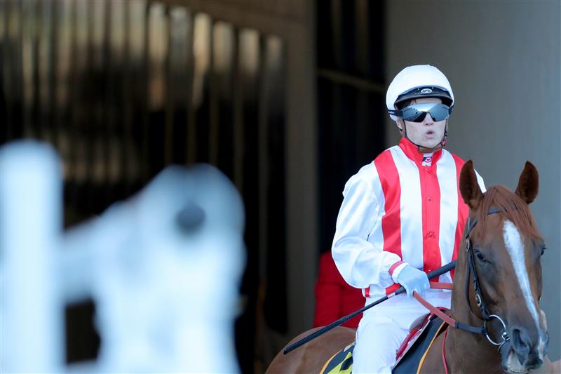 SYDNEY, AUSTRALIA - APRIL 15:  Craig Williams riding Giga Kick prepares for Race 8 Schweppes All Aged Stakes during "Schweppes All Aged Stakes Day" - Sydney Racing at Royal Randwick Racecourse on April 15, 2023 in Sydney, Australia. (Photo by Jeremy Ng/Getty Images)