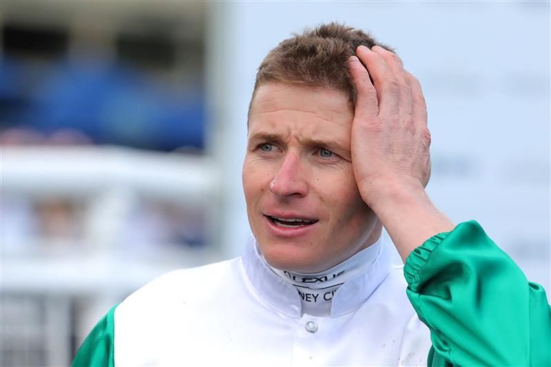 SYDNEY, AUSTRALIA - APRIL 15:  James Mcdonald riding Diamil wins Race 6 Sharp Extensive It JRA Plate during "Schweppes All Aged Stakes Day" - Sydney Racing at Royal Randwick Racecourse on April 15, 2023 in Sydney, Australia. (Photo by Jeremy Ng/Getty Images)