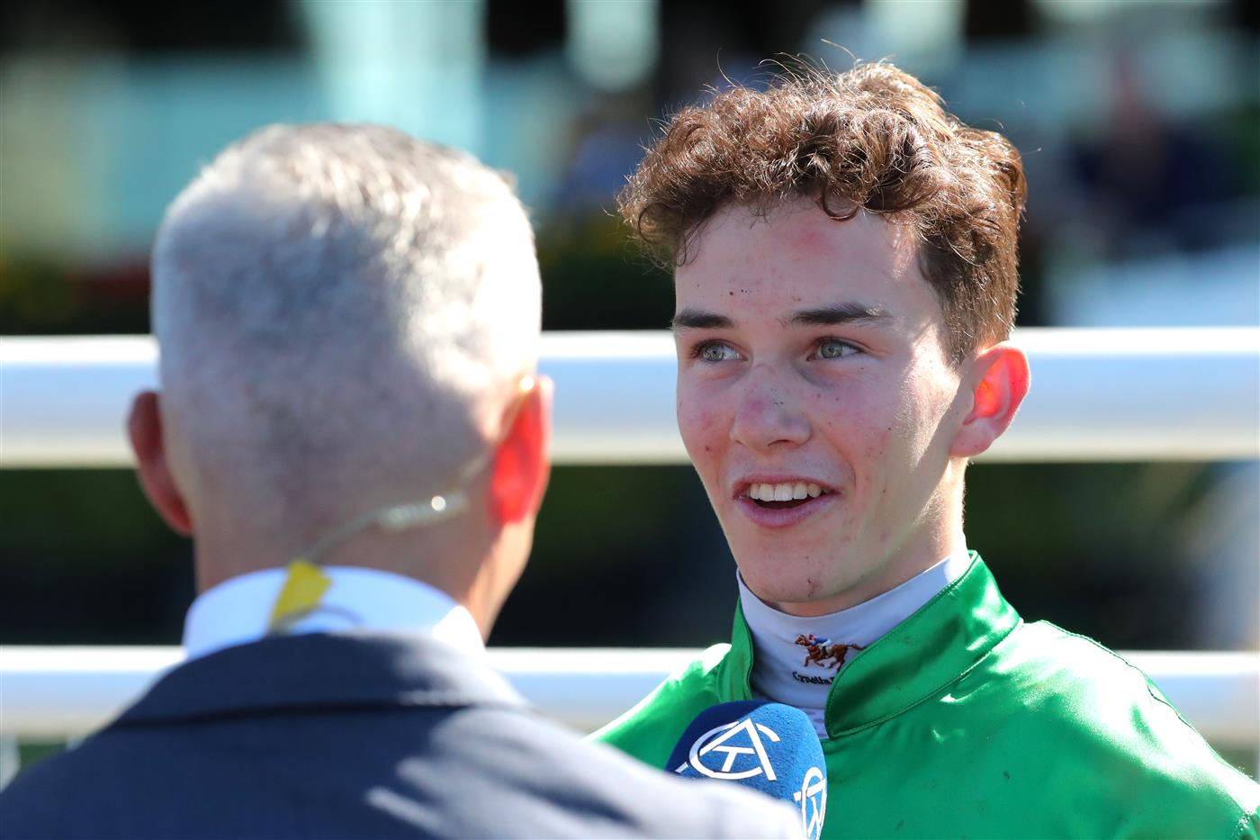 SYDNEY, AUSTRALIA - APRIL 15: Zac Lloyd riding Preemptory wins Race 2 TAB Highway Handicap during "Schweppes All Aged Stakes Day" - Sydney Racing at Royal Randwick Racecourse on April 15, 2023 in Sydney, Australia. (Photo by Jeremy Ng/Getty Images)