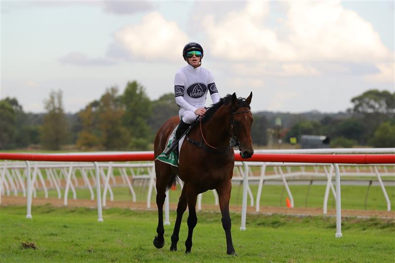 HAWKESBURY, AUSTRALIA - APRIL 22: Joshua Parr riding Malkovich  wins Race 6 Hawkesbury XXXX Gold Rush  during Hawkesbury Cup Day Sydney Racing at Hawkesbury Racecourse on April 22, 2023 in Hawkesbury, Australia. (Photo by Jeremy Ng/Getty Images)
