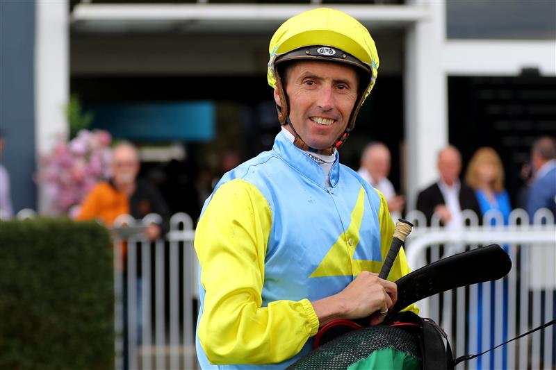 HAWKESBURY, AUSTRALIA - APRIL 22: Nash Rawiller riding Pretty Amazing wins Race 4 Blakes Marine during Hawkesbury Cup Day Sydney Racing at Hawkesbury Racecourse on April 22, 2023 in Hawkesbury, Australia. (Photo by Jeremy Ng/Getty Images)