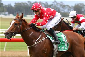 HAWKESBURY, AUSTRALIA - APRIL 22: Hannah Williams riding Penthouse wins Race 2 TAB Highway during Hawkesbury Cup Day Sydney Racing at Hawkesbury Racecourse on April 22, 2023 in Hawkesbury, Australia. (Photo by Jeremy Ng/Getty Images)