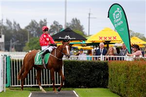 HAWKESBURY, AUSTRALIA - APRIL 22: Hannah Williams riding Penthouse wins Race 2 TAB Highway during Hawkesbury Cup Day Sydney Racing at Hawkesbury Racecourse on April 22, 2023 in Hawkesbury, Australia. (Photo by Jeremy Ng/Getty Images)