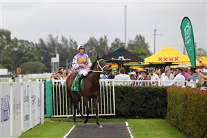 HAWKESBURY, AUSTRALIA - APRIL 22: James Mcdonald riding New Mandate wins Race 9 Richmond Club Hawkesbury Cup during Hawkesbury Cup Day Sydney Racing at Hawkesbury Racecourse on April 22, 2023 in Hawkesbury, Australia. (Photo by Jeremy Ng/Getty Images)