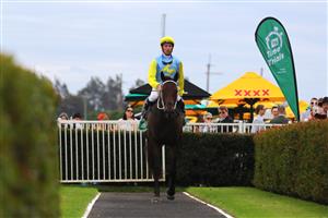 HAWKESBURY, AUSTRALIA - APRIL 22: Nash Rawiller riding Pretty Amazing wins Race 4 Blakes Marine during Hawkesbury Cup Day Sydney Racing at Hawkesbury Racecourse on April 22, 2023 in Hawkesbury, Australia. (Photo by Jeremy Ng/Getty Images)