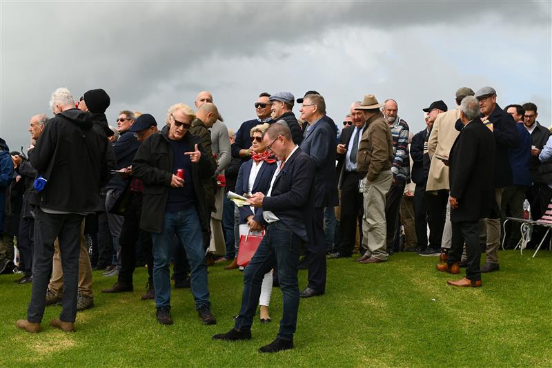 WARRNAMBOOL, AUSTRALIA - MAY 02: A general view of crowds during Brierly Steeplechase day at Warrnambool Racing Club on May 02, 2023 in Warrnambool, Australia. (Photo by Morgan Hancock/Getty Images)
