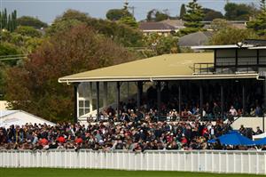 WARRNAMBOOL, AUSTRALIA - MAY 02: A general view of crowds during Brierly Steeplechase day at Warrnambool Racing Club on May 02, 2023 in Warrnambool, Australia. (Photo by Morgan Hancock/Getty Images)