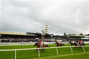 WARRNAMBOOL, AUSTRALIA - MAY 02: A general view of the Callaghan Motors VOBIS Gold Strike during Brierly Steeplechase day at Warrnambool Racing Club on May 02, 2023 in Warrnambool, Australia. (Photo by Morgan Hancock/Getty Images)