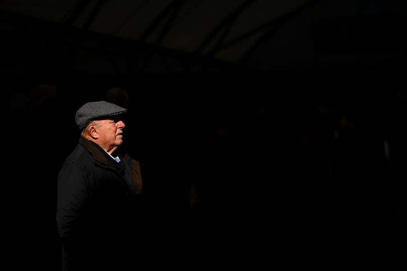 WARRNAMBOOL, AUSTRALIA - MAY 03: A spectator walks through the gates during Galleywood Hurdle day at Warrnambool Racing Club on May 03, 2023 in Warrnambool, Australia. (Photo by Morgan Hancock/Getty Images)