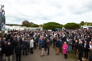 WARRNAMBOOL, AUSTRALIA - MAY 04: General view of crowds during Grand Annual Day at Warrnambool Racing Club on May 04, 2023 in Warrnambool, Australia. (Photo by Vince Caligiuri/Getty Images)