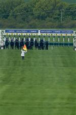 NEWMARKET, ENGLAND - MAY 05: Runners leave the stalls for The King Charles II Stakes at Newmarket Racecourse on May 05, 2023 in Newmarket, England. (Photo by Alan Crowhurst/Getty Images)