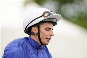 NEWMARKET, ENGLAND - MAY 05: William Buick poses at Newmarket Racecourse on May 05, 2023 in Newmarket, England. (Photo by Alan Crowhurst/Getty Images)