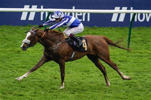 NEWMARKET, ENGLAND - MAY 06: Oisin Murphy riding Teumessias Fox win The Howden Handicap at Newmarket Racecourse on May 06, 2023 in Newmarket, England. (Photo by Alan Crowhurst/Getty Images)
