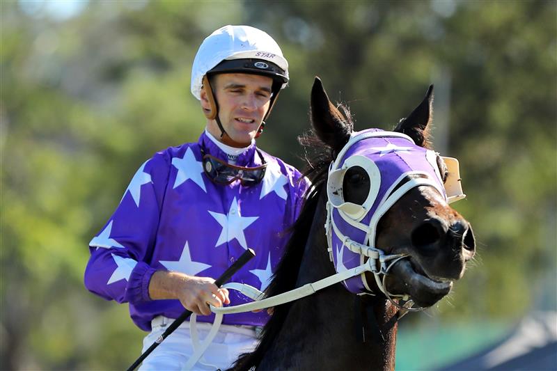 GOSFORD, AUSTRALIA - MAY 06: Sam Clipperton riding Chrysaor 
 wins Race 1 Thymely Food Co Handicap during "Gosford Gold Cup" - Sydney Racing at Gosford Racecourse on May 06, 2023 in Gosford, Australia. (Photo by Jeremy Ng/Getty Images)