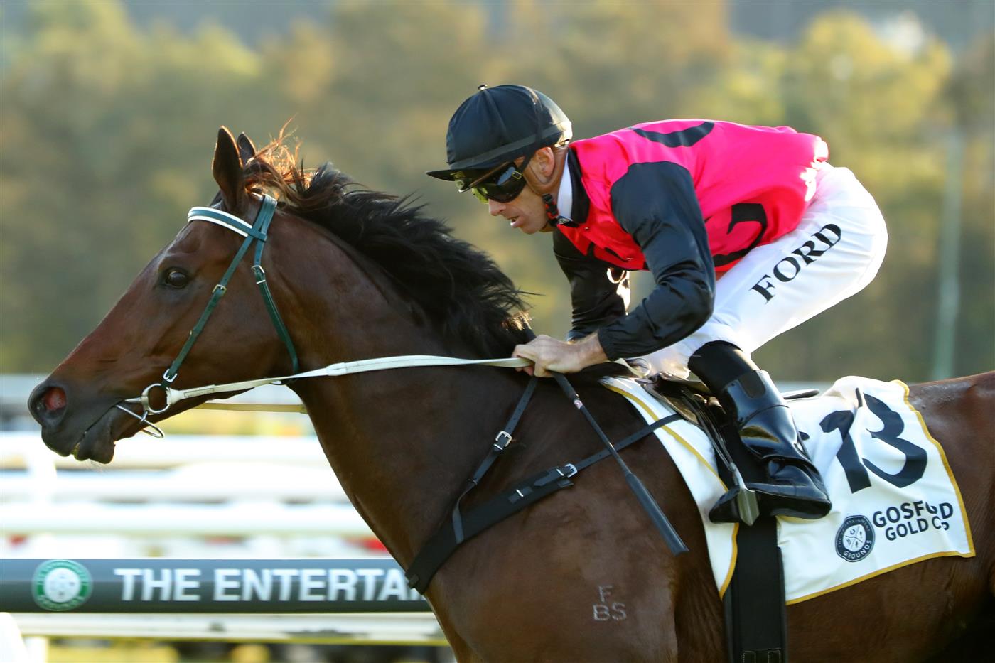 GOSFORD, AUSTRALIA - MAY 06: Jay Ford riding Esti Feny wins Race 9 the Buterin L'Estrange Gosford Gold Cup during NSW Racing at Gosford Racecourse on May 06, 2023 in Gosford, Australia. (Getty)