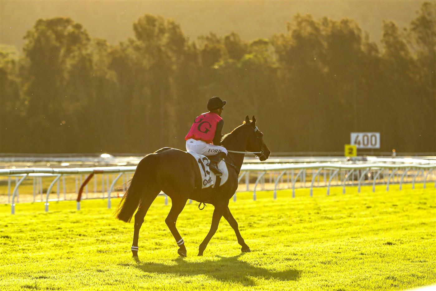GOSFORD, AUSTRALIA - MAY 06: Jay Ford riding Esti Feny wins Race 9 the Buterin L'Estrange Gosford Gold Cup during NSW Racing at Gosford Racecourse on May 06, 2023 in Gosford, Australia. (Getty)