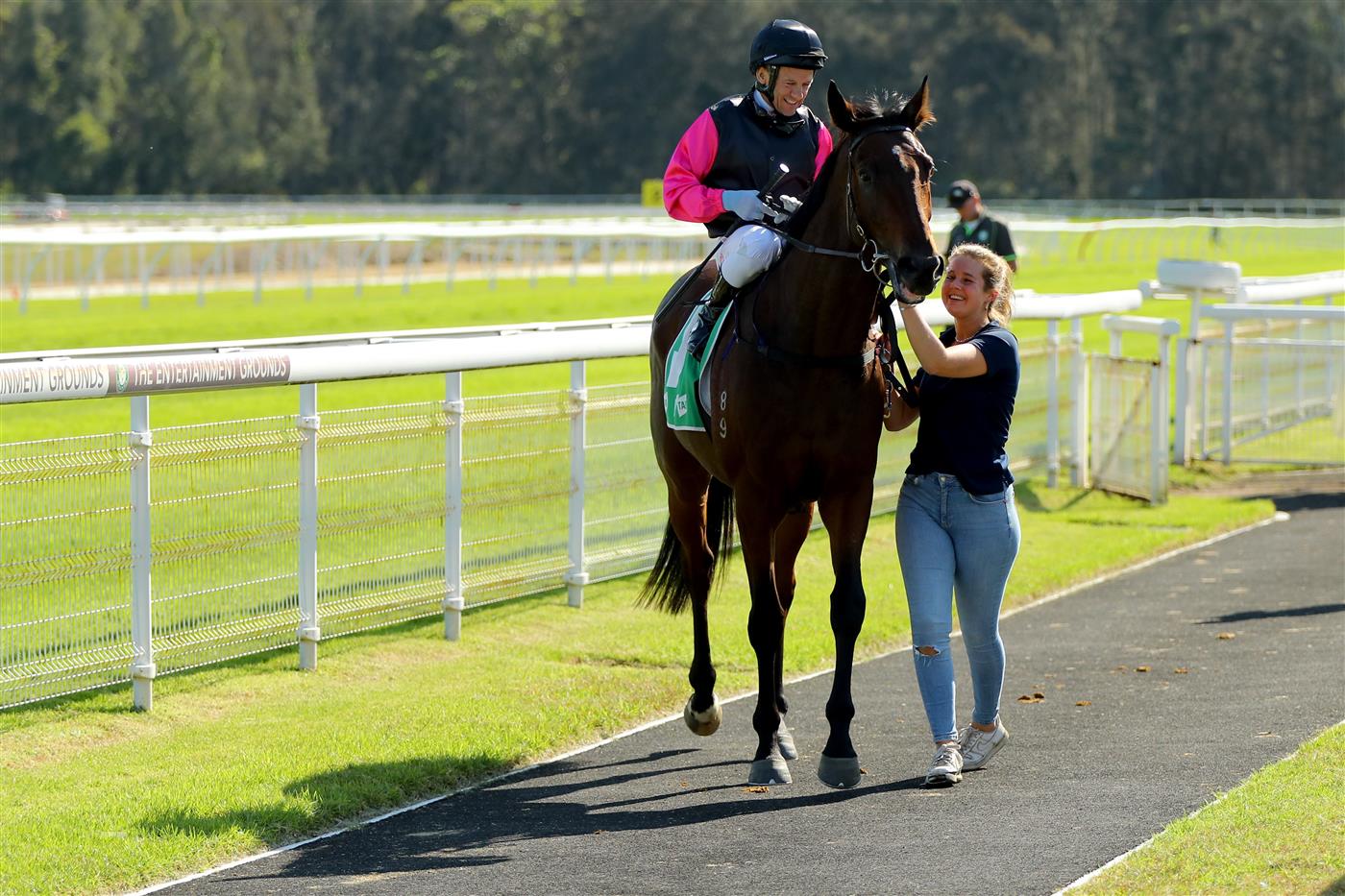 GOSFORD, AUSTRALIA - MAY 06: Brett Prebble riding  Token Capitalist wins Race 4 Tooheys during "Gosford Gold Cup" - Sydney Racing at Gosford Racecourse on May 06, 2023 in Gosford, Australia. (Photo by Jeremy Ng/Getty Images)