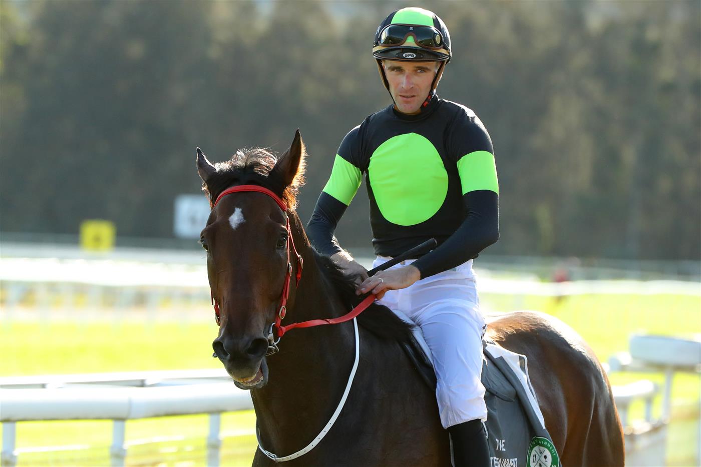 GOSFORD, AUSTRALIA - MAY 06: Sam Clipperton riding Think About It wins  Race 7 De Bortoli Takeover Target during "Gosford Gold Cup" - Sydney Racing at Gosford Racecourse on May 06, 2023 in Gosford, Australia. (Photo by Jeremy Ng/Getty Images)