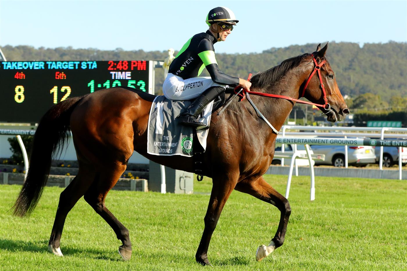 GOSFORD, AUSTRALIA - MAY 06: Sam Clipperton riding Think About It wins  Race 7 De Bortoli Takeover Target during "Gosford Gold Cup" - Sydney Racing at Gosford Racecourse on May 06, 2023 in Gosford, Australia. (Photo by Jeremy Ng/Getty Images)