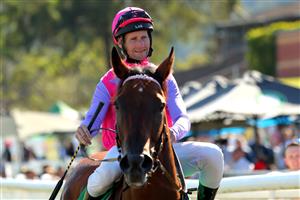GOSFORD, AUSTRALIA - MAY 06: Brad Rawiller riding Turning wins Race 3 Midway during "Gosford Gold Cup" - Sydney Racing at Gosford Racecourse on May 06, 2023 in Gosford, Australia. (Photo by Jeremy Ng/Getty Images)