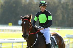 GOSFORD, AUSTRALIA - MAY 06: Sam Clipperton riding Think About It wins  Race 7 De Bortoli Takeover Target during "Gosford Gold Cup" - Sydney Racing at Gosford Racecourse on May 06, 2023 in Gosford, Australia. (Photo by Jeremy Ng/Getty Images)